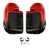 HR3 Sunset Orange / Sunset Black Fade Vented Lower Fairing Kit For Harley Touring models 2014-2024